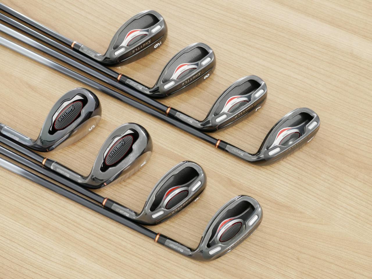 Iron set : Maruman : ชุดเหล็กกระเทย Maruman Shuttle i3000x (ตีง่ายสุดๆ) มีเหล็ก 6-10,Pw,Aw,Sw (8 ชิ้น เทียบเท่า 5-Pw,Aw,Sw) ก้านกราไฟต์ Flex R