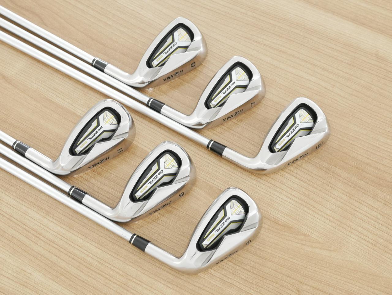 Iron set : Honma : ชุดเหล็ก Honma Bezeal 525 (ออกปี 2016 รุ่นนี้ใบใหญ่ที่สุดของ Honma) มีเหล็ก 6-11 (6 ชิ้น) ก้านกราไฟต์ Honma Vizard 48 Flex R