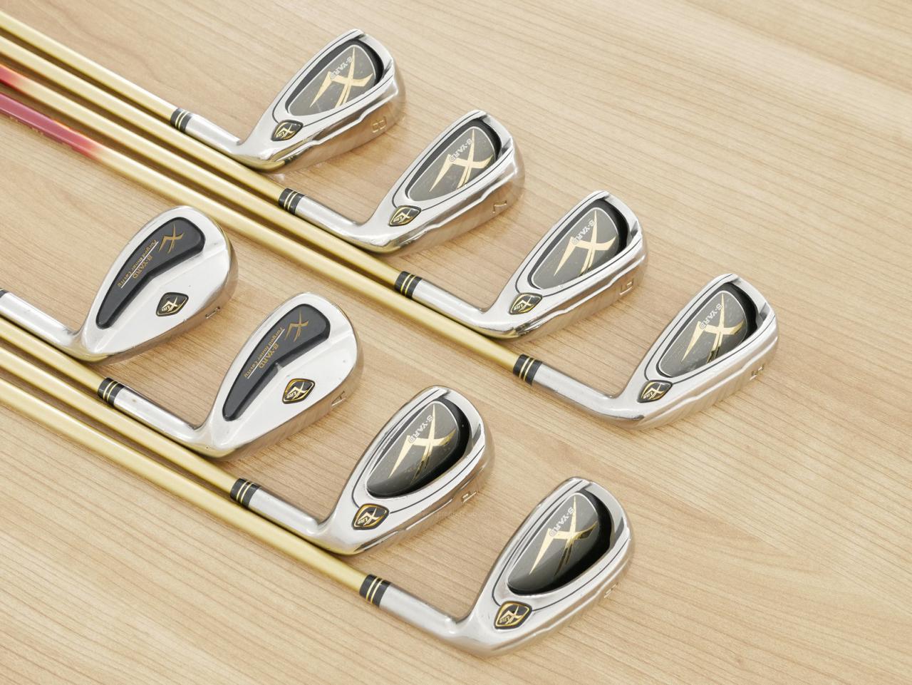 Iron set : Other Brand : ชุดเหล็ก S-Yard X-Lite (เหมาะกับซีเนียร์) มีเหล็ก 5-Pw,Aw,Sw (8 ชิ้น) ก้านกราไฟต์ Flex R1