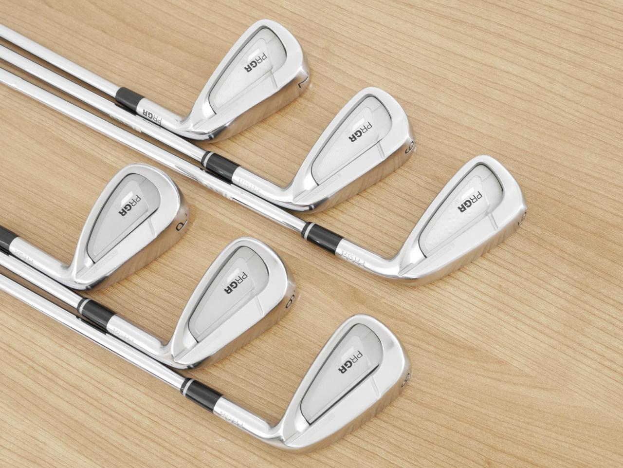 Iron set : PRGR : ชุดเหล็ก PRGR 02 Forged (ปี 2021 นุ่มมาก หายาก) มีเหล็ก 5-Pw (6 ชิ้น) ก้านเหล็ก NS Pro 950 NEO Flex R 