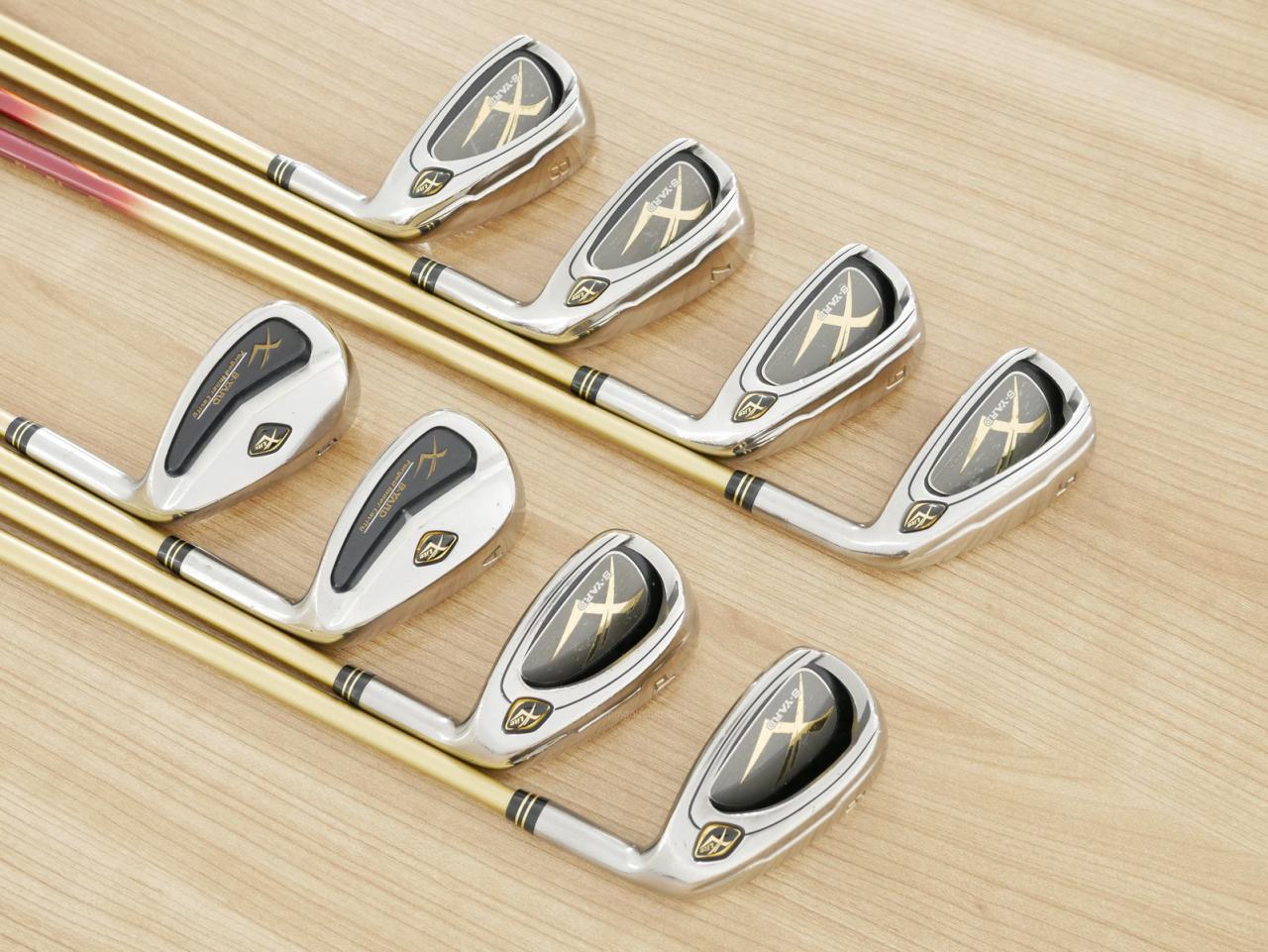 Iron set : Other Brand : ชุดเหล็ก S-Yard X-Lite (เหมาะกับซีเนียร์) มีเหล็ก 5-Pw,Aw,Sw (8 ชิ้น) ก้านกราไฟต์ Flex R1