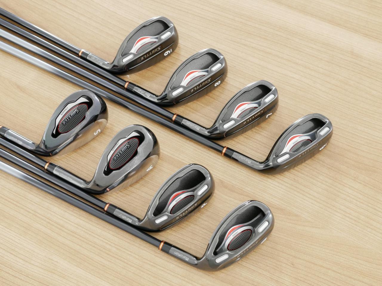 Iron set : Maruman : ชุดเหล็กกระเทย Maruman Shuttle i3000x (ตีง่ายสุดๆ) มีเหล็ก 6-10,Pw,Aw,Sw (8 ชิ้น เทียบเท่า 5-Pw,Aw,Sw) ก้านกราไฟต์ Flex R