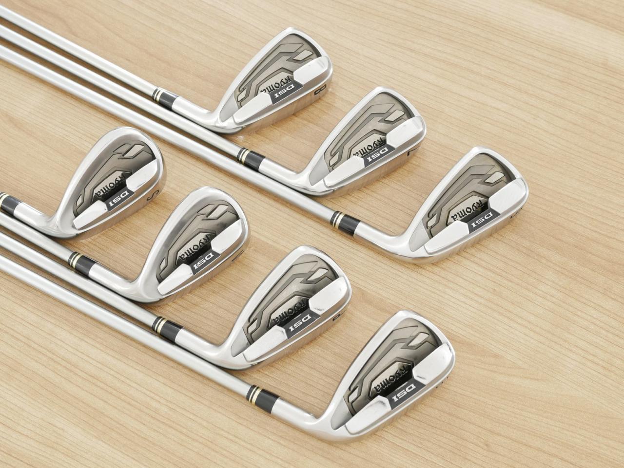 Iron set : Other Brand : ชุดเหล็ก Ryoma DSI (ตีง่ายมาก ไกลมากๆ หายากสุดๆ) มีเหล็ก 6-Pw,Aw,Sw (7 ชิ้น เหล็ก 6 ระยะเท่าเหล็ก 5 รุ่นอื่น) ก้านกราไฟต์ Tour AD Flex R