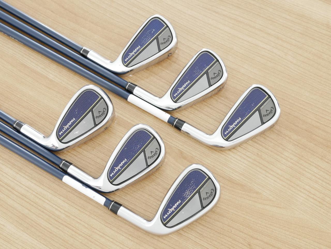 Iron set : Callaway : ชุดเหล็ก Callaway Paradym (รุ่นปี 2023 Japan Spec.) มีเหล็ก 5-Pw (6 ชิ้น) ก้านกราไฟต์ Fujikura VENTUS TR 5 Flex R