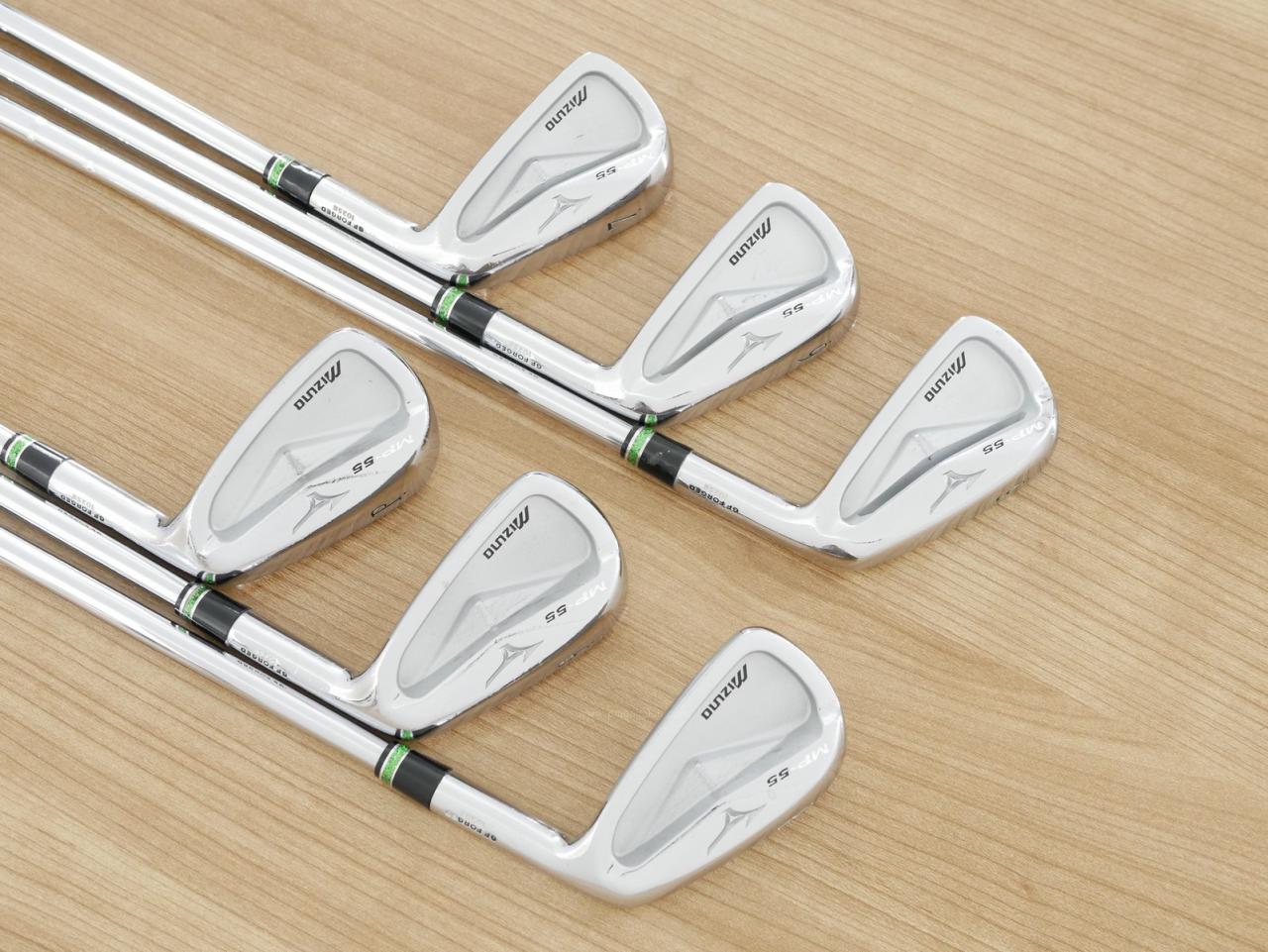 Iron set : Mizuno : ชุดเหล็ก Mizuno MP-55 (Forged) มีเหล็ก 5-Pw (6 ชิ้น) ก้านเหล็ก NS Pro 950 Flex S