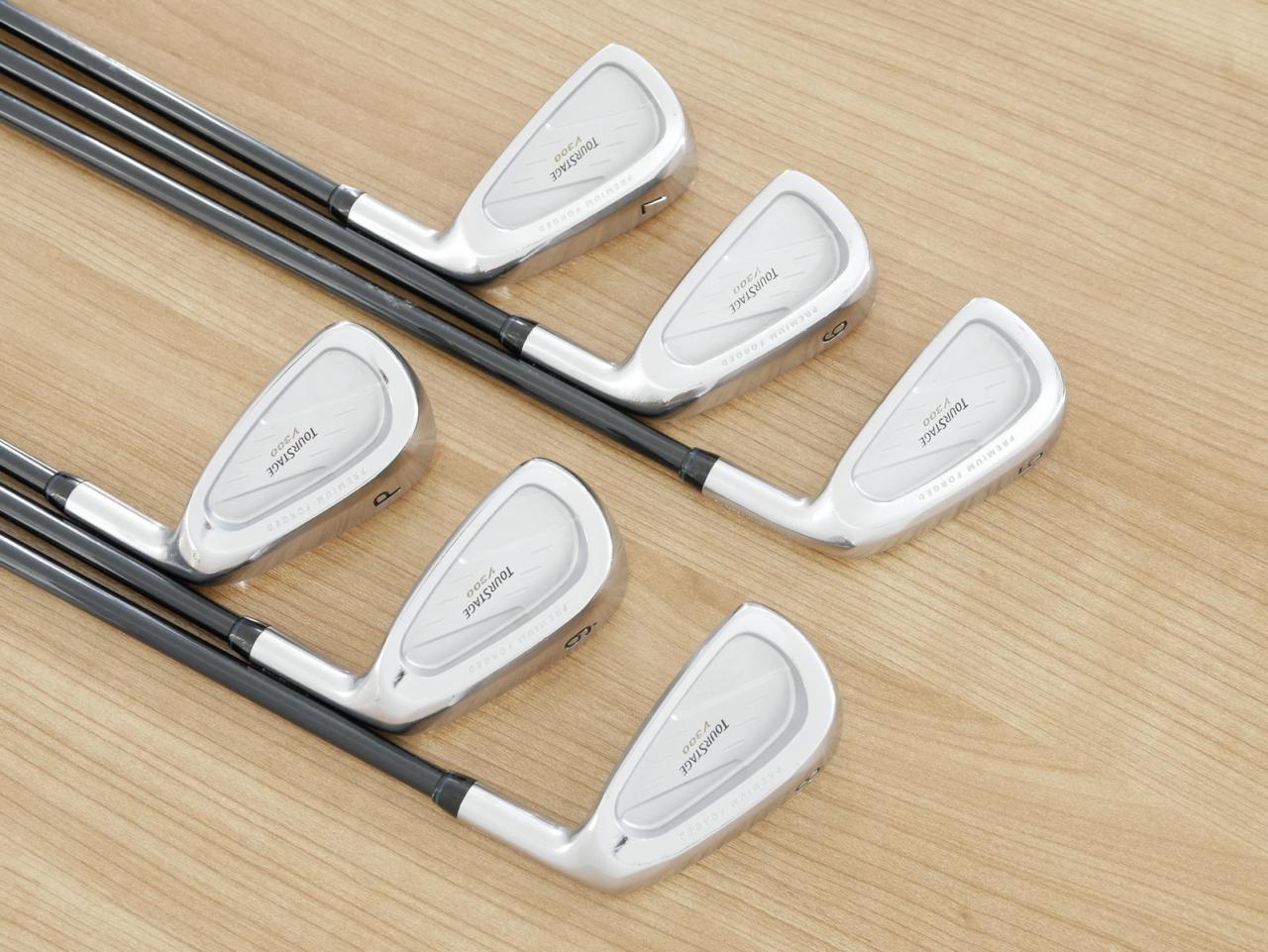 Iron set : Tourstage : ชุดเหล็ก Tourstage V300 (Forged) มีเหล็ก 5-Pw (6 ชิ้น) ก้านกราไฟต์ Flex R