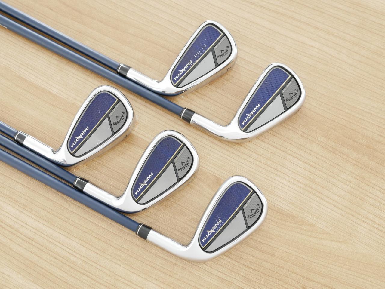 Iron set : Callaway : ชุดเหล็ก Callaway Paradym (รุ่นปี 2023 Japan Spec.) มีเหล็ก 6-Pw (5 ชิ้น) ก้านกราไฟต์ Fujikura VENTUS TR 5 Flex R