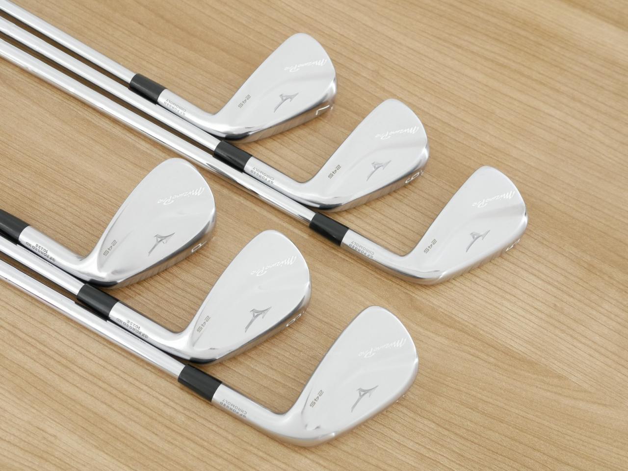 Iron set : Mizuno : ชุดเหล็ก Mizuno Pro 245 Forged (ปี 2024 นุ่ม แน่น ระยะดี) มีเหล็ก 5-Pw (6 ชิ้น) ก้านเหล็ก KBS Tour 120 Flex S