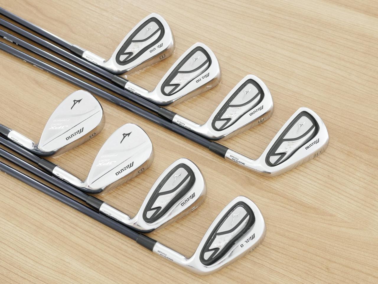 Iron set : Mizuno : ชุดเหล็ก Mizuno JPX 800 Forged มีเหล็ก 5-Pw,Gw,Sw (8 ชิ้น) ก้านกราไฟต์ Flex R