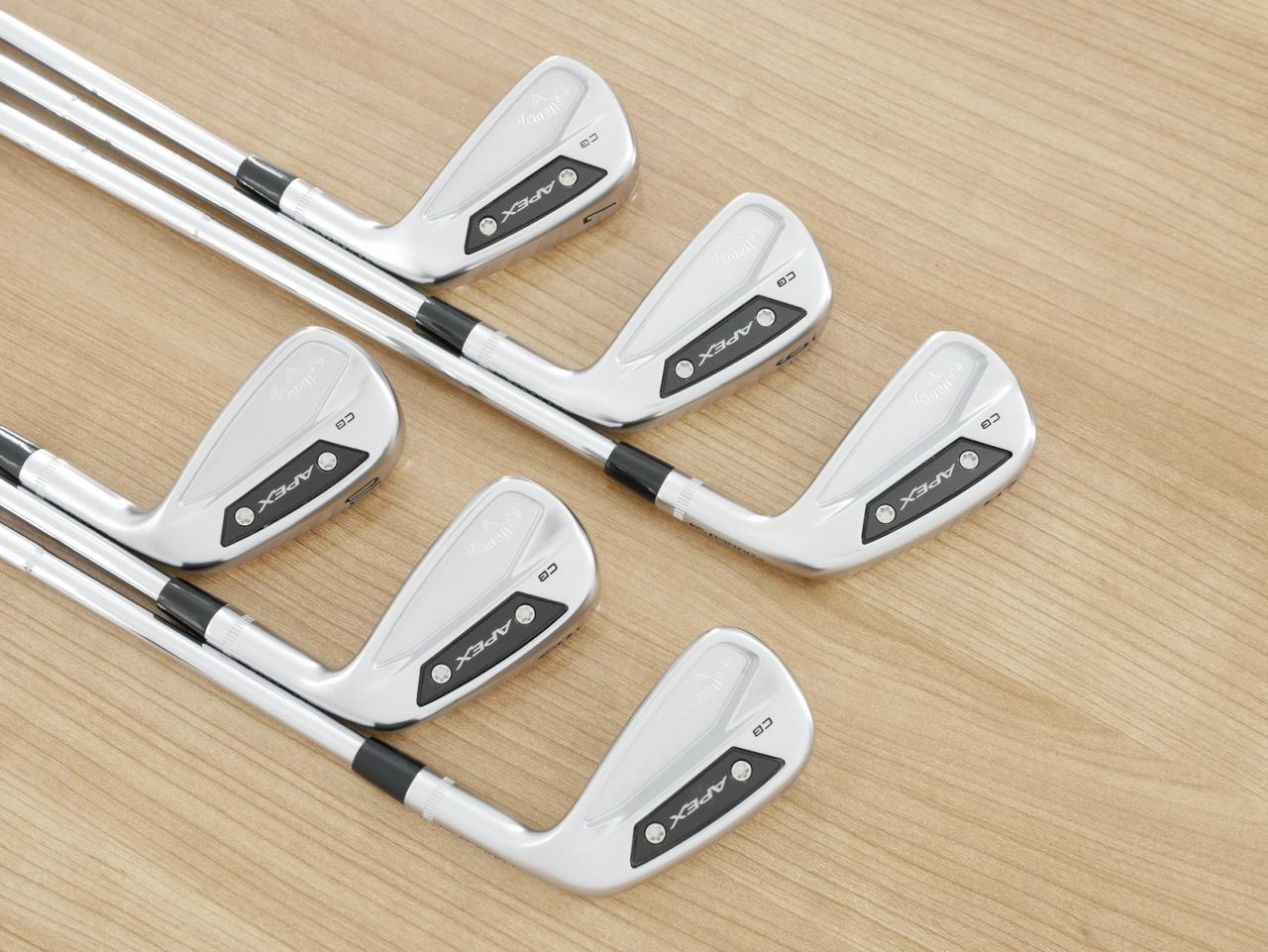 Iron set : Callaway : ชุดเหล็ก Callaway APEX CB Forged (ออกปี 2024) มีเหล็ก 5-10 (6 ชิ้น) ก้านเหล็ก Dynamic Gold 115 MID S200