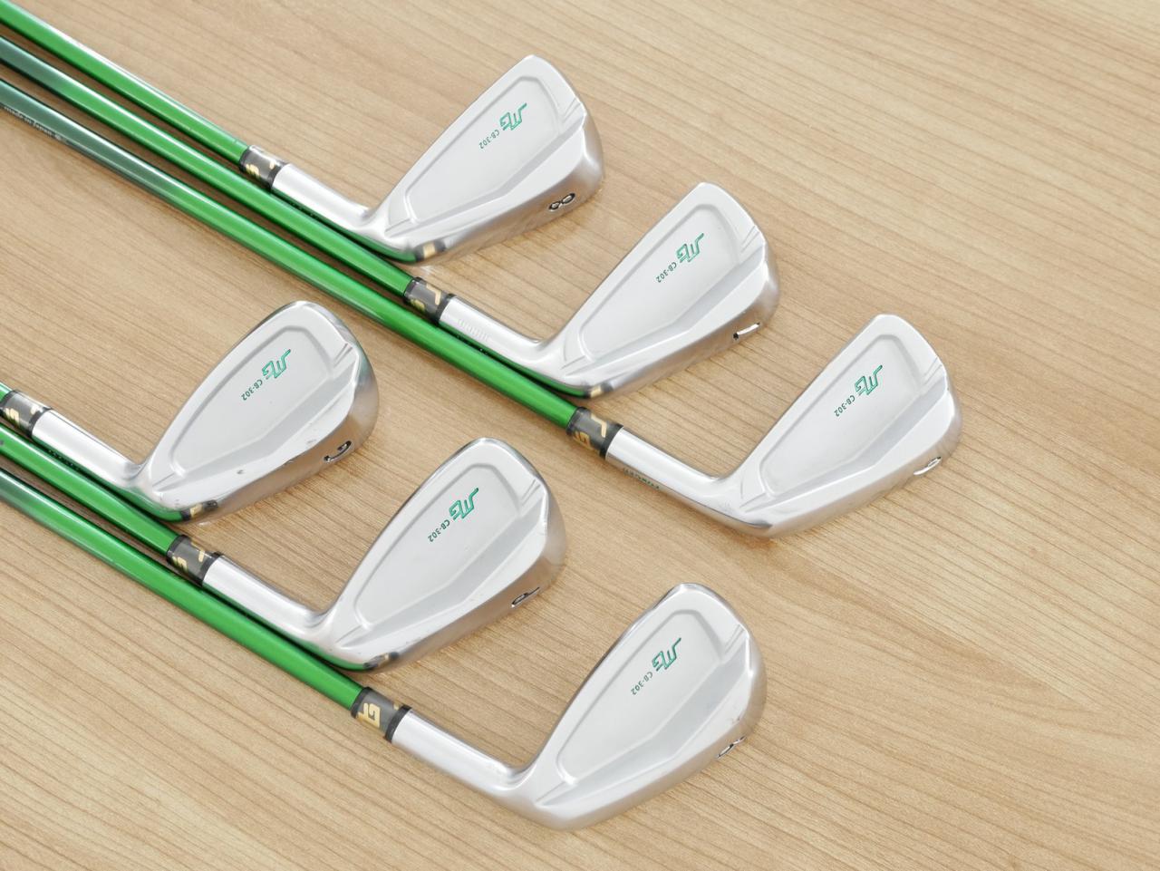 Iron set : Miura : **มีตำหนิ** ชุดเหล็ก Miura CB-302 Forged (ออกปี 2023 นุ่มมากๆๆ) มีเหล็ก 6-Pw,Aw (6 ชิ้น) สุดยอดก้าน Waccine Compo GR350 Flex R