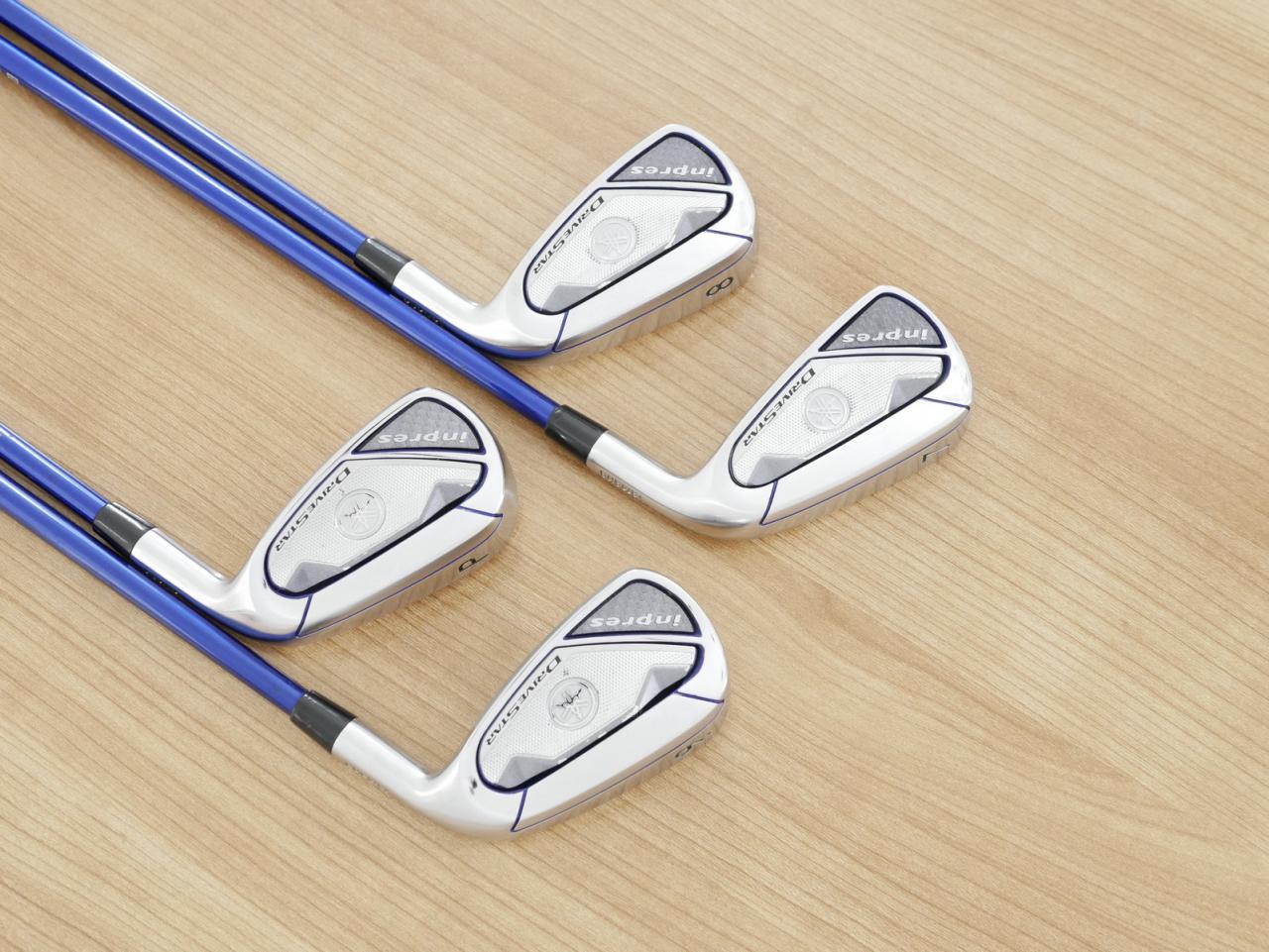 Iron set : Yamaha : ชุดเหล็ก Yamaha Inpres DriveStar (ออกปี 2023 ตีไกลที่สุด ไกลกว่าเหล็กทั่วไป 2 เบอร์ หน้าเด้งมากๆ) มีเหล็ก 7-Pw (4 ชิ้น) ก้านกราไฟต์ Fujikura Speeder NX M423i Flex SR