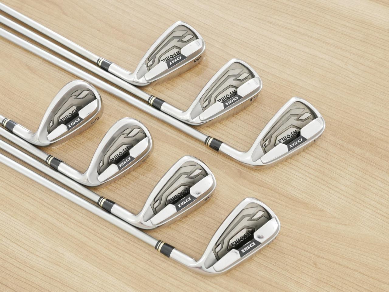Iron set : Other Brand : ชุดเหล็ก Ryoma DSI (ตีง่ายมาก ไกลมากๆ หายากสุดๆ) มีเหล็ก 6-Pw,Aw,Sw (7 ชิ้น เหล็ก 6 ระยะเท่าเหล็ก 5 รุ่นอื่น) ก้านกราไฟต์ Tour AD Flex R