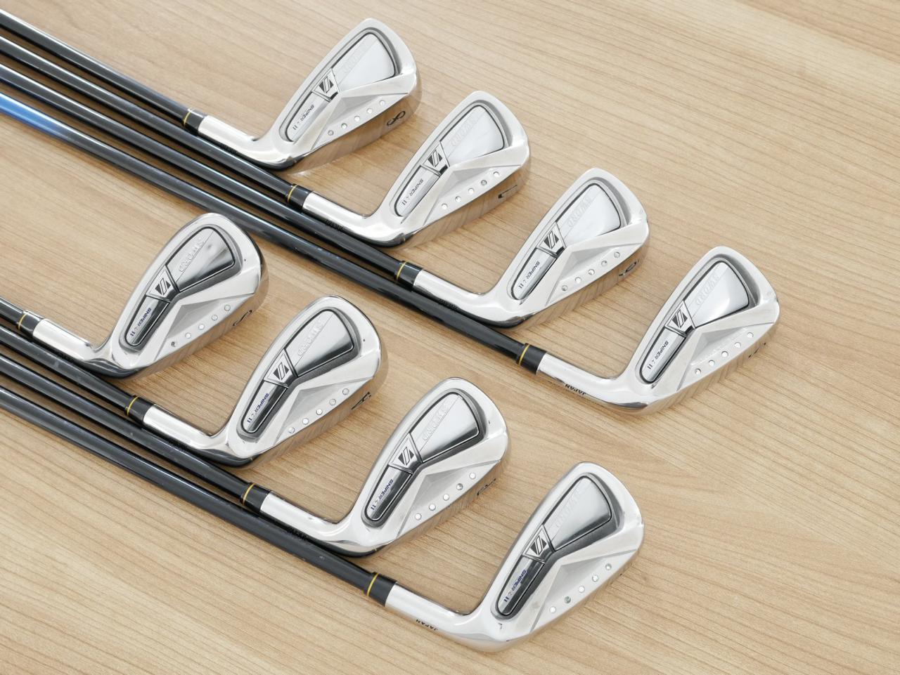 Iron set : Katana : ชุดเหล็ก Katana Sword Sniper i II (หน้าเด้ง) มีเหล็ก 5-Pw,Aw,Sw (8 ชิ้น) ก้านกราไฟต์ Flex R