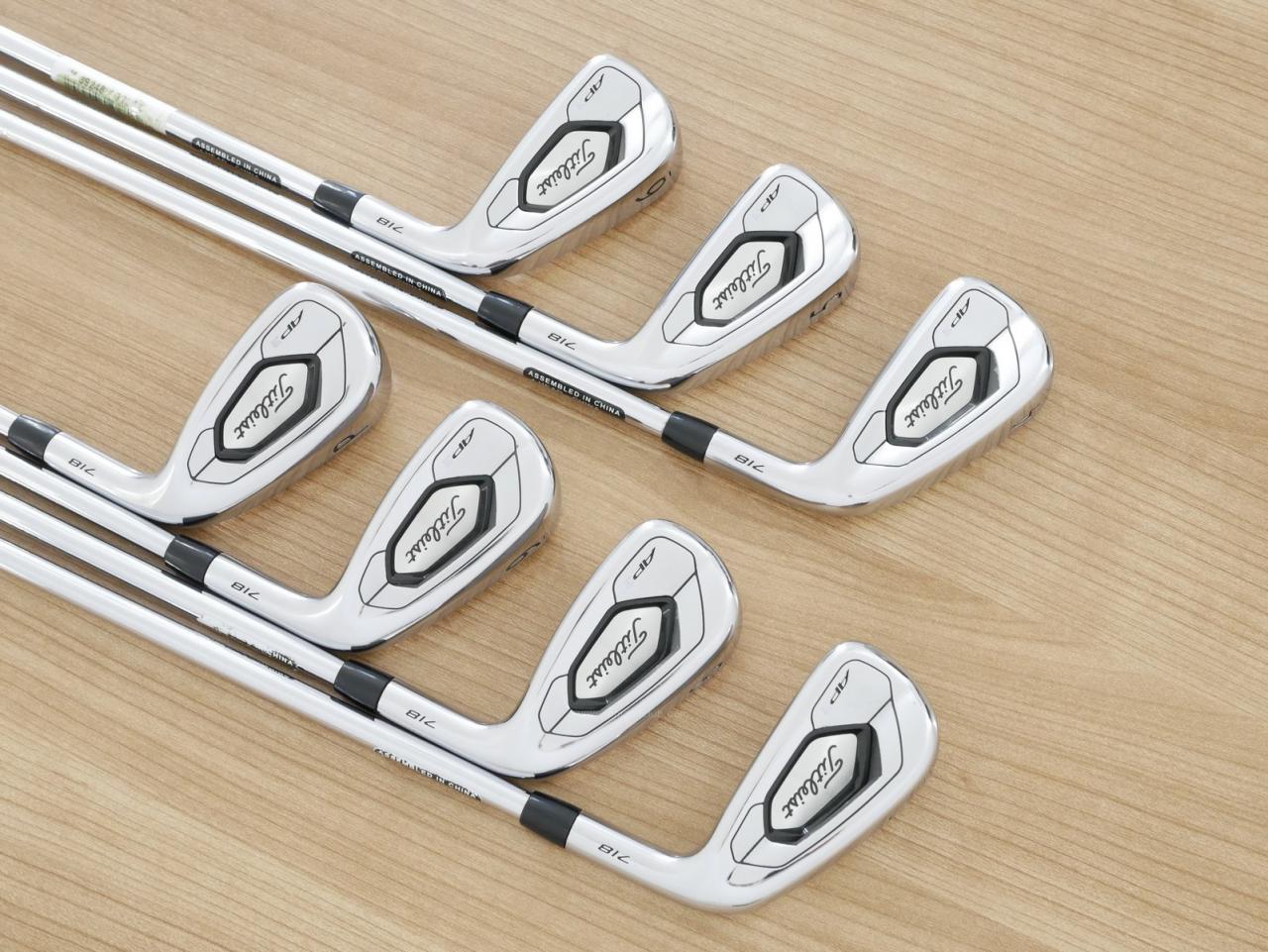 Iron set : Titleist : ชุดเหล็ก Titleist AP3 718 Forged (ออกปี 2018) มีเหล็ก 4-Pw (7 ชิ้น) ก้านเหล็ก NS Pro 950 Flex R