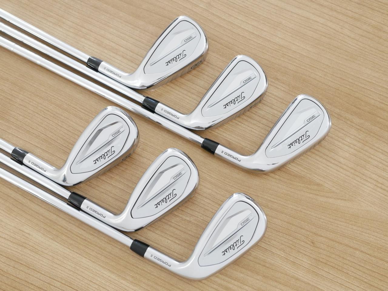 Iron set : Titleist : ชุดเหล็ก Titleist T350 Forged (รุ่นใหม่ล่าสุด ออกปี 2023) มีเหล็ก 6-Pw,48 (6 ชิ้น) ก้านเหล็ก NS Pro 880 AMC Flex S