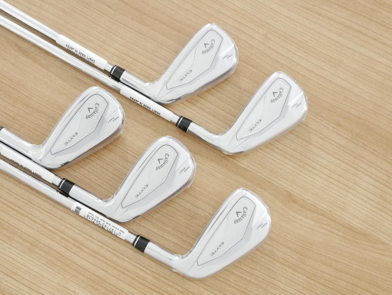 Iron set : Callaway : **ของใหม่ ยังไม่แกะพลาสติก** ชุดเหล็ก Callaway ELYTE Max Fast (ออกปี 2025 ตีง่ายมาก ไกล Japan Spec.) มีเหล็ก 6-Pw (5 ชิ้น) ก้านเหล็ก NS Pro ZELOS 7 Flex S