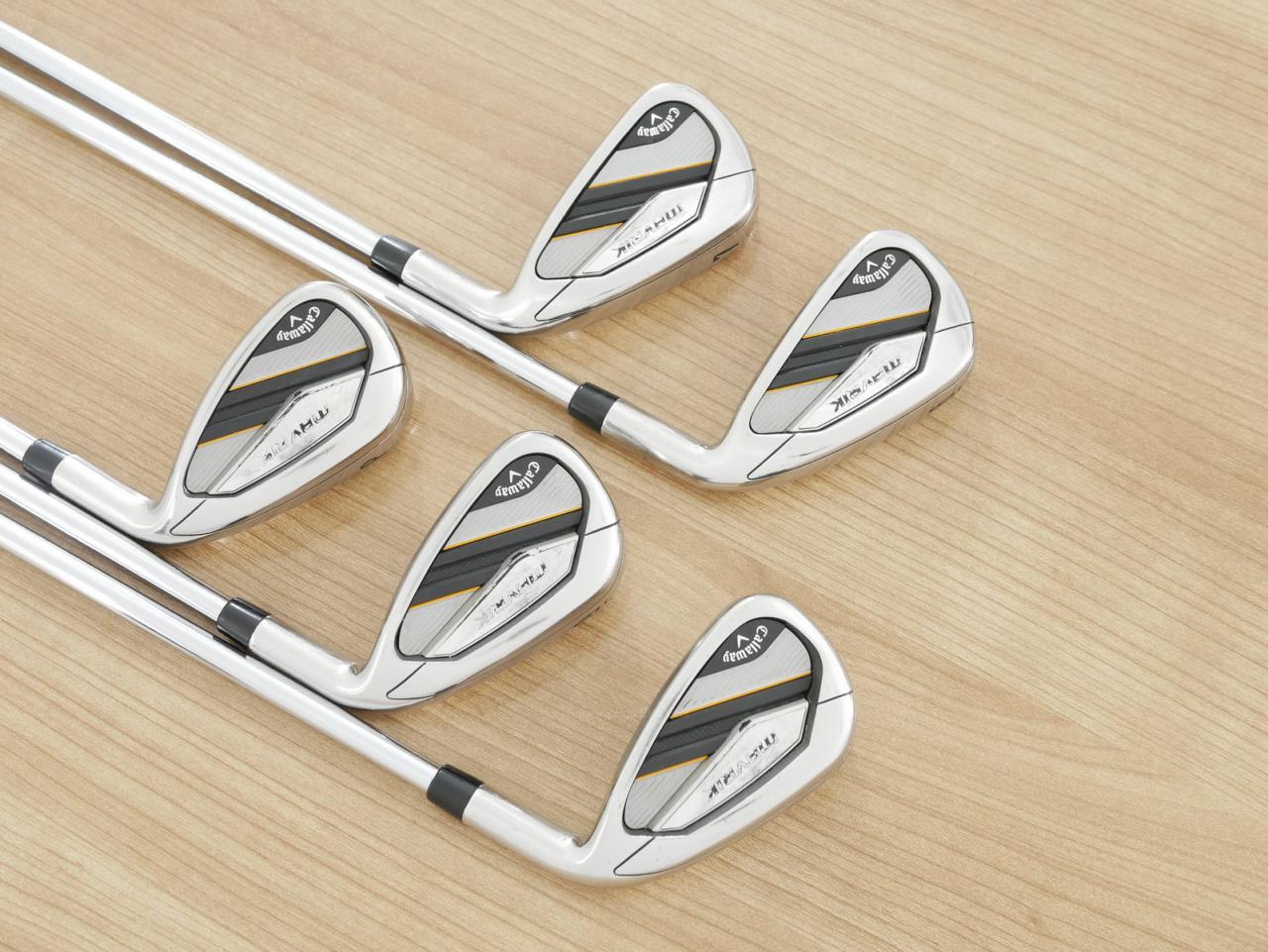 Iron set : Callaway : ชุดเหล็ก Callaway Mavrik (ปี 2020 ตีง่าย ไกลมากๆ) มีเหล็ก 6-Pw (5 ชิ้น) ก้านเหล็ก NS Pro Zelos 7 Flex S