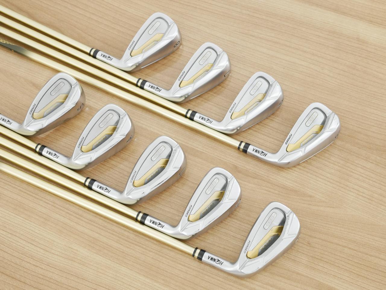 Iron set : Honma : ชุดเหล็ก Honma Beres 2020 Forged (ออกปี 2020) มีเหล็ก 5-11,Aw,Sw (9 ชิ้น เต็มเซ็ต เทียบเท่า 4-Pw,Aw,Sw) ก้าน ARMRQ (47) Flex S (2 ดาว)