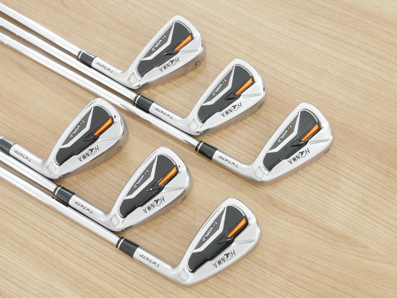 Iron set : Honma : ชุดเหล็ก Honma Tour World TW747P (ออกปี 2019) มีเหล็ก 5-10 (6 ชิ้น) ก้านเหล็ก NS Pro 950 Flex R