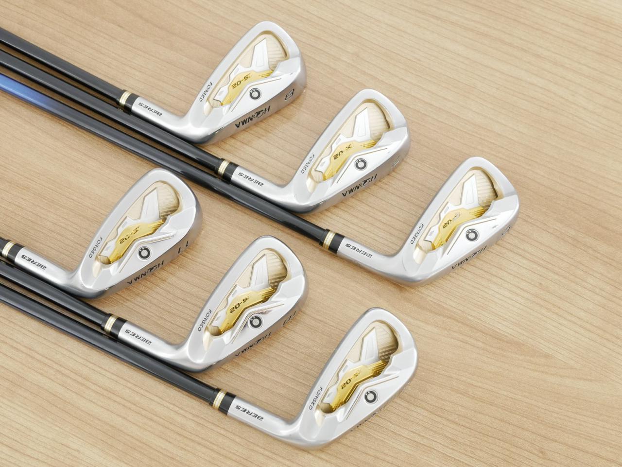 Iron set : Honma : ชุดเหล็ก Honma Beres IS-02 (หน้าเด้ง Forged) มีเหล็ก 6-11 (6 ชิ้น เทียบเท่า 5-Pw) ก้าน ARMRQ 6 (54) Flex R (2 ดาว)