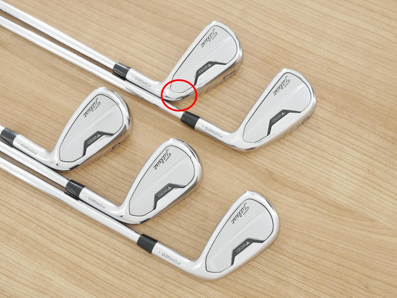 Iron set : Titleist : **มีตำหนิ** ชุดเหล็ก Titleist T200 Forged (รุ่นปี 2022 Japan Spec) มีเหล็ก 6-Pw (5 ชิ้น) ก้านเหล็ก NS Pro 105T Flex S