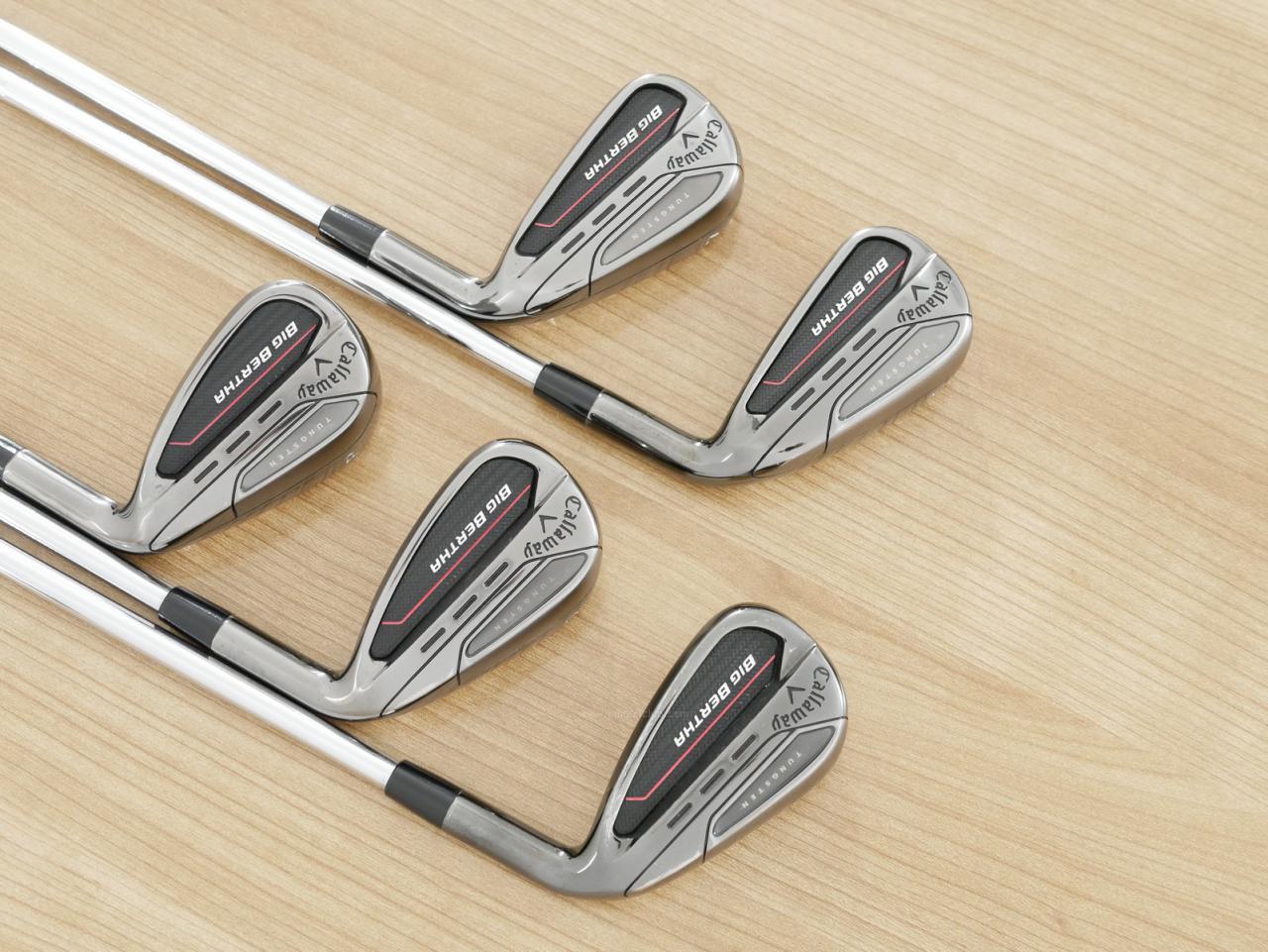Iron set : Callaway : ชุดเหล็ก Callaway Big Bertha (ออกปี 2023 ตีง่ายที่สุดของ Callaway) มีเหล็ก 6-Pw (5 ชิ้น) ก้านเหล็ก NS Pro 950 Neo Flex S