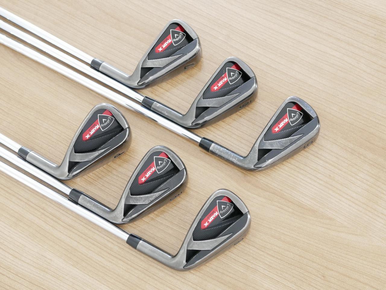 Iron set : Callaway : ชุดเหล็ก Callaway RAZR X Black มีเหล็ก 5-Pw (6 ชิ้น) ก้านเหล็ก NS Pro 950 Flex S