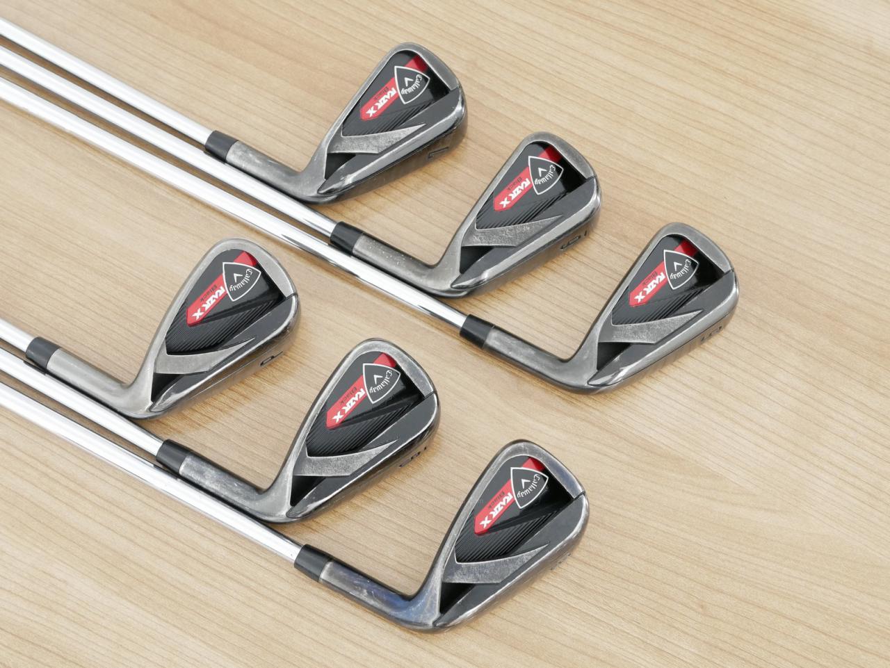 Iron set : Callaway : ชุดเหล็ก Callaway RAZR X Black มีเหล็ก 5-Pw (6 ชิ้น) ก้านเหล็ก NS Pro 950 Flex S