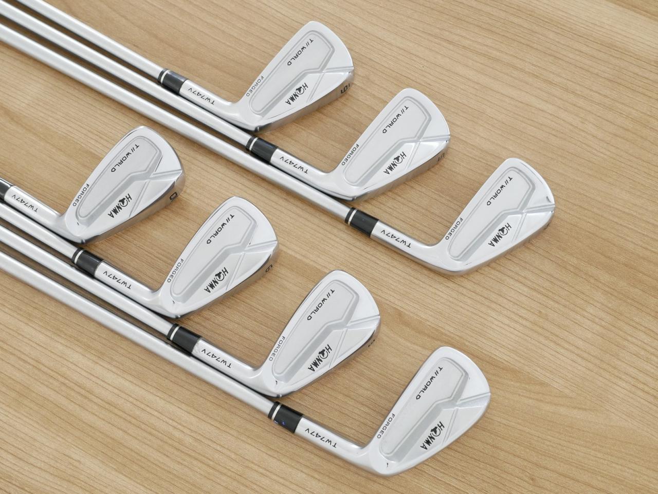 Iron set : Honma : ชุดเหล็ก Honma Tour World TW747V Forged (รุ่นปี 2019) มีเหล็ก 4-10 (7 ชิ้น) ก้านเหล็ก KBS C-Taper Lite 110 Flex S