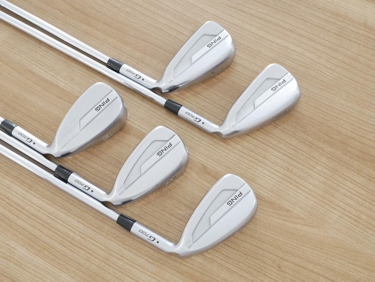 Iron set : Ping : ชุดเหล็ก Ping G700 (ปี 2019 Japan Spec. ใบใหญ่ ง่ายที่สุด ไกลที่สุดของ Ping) มีเหล็ก 6-Pw (5 ชิ้น) ก้านเหล็ก NS Pro 950 Flex R