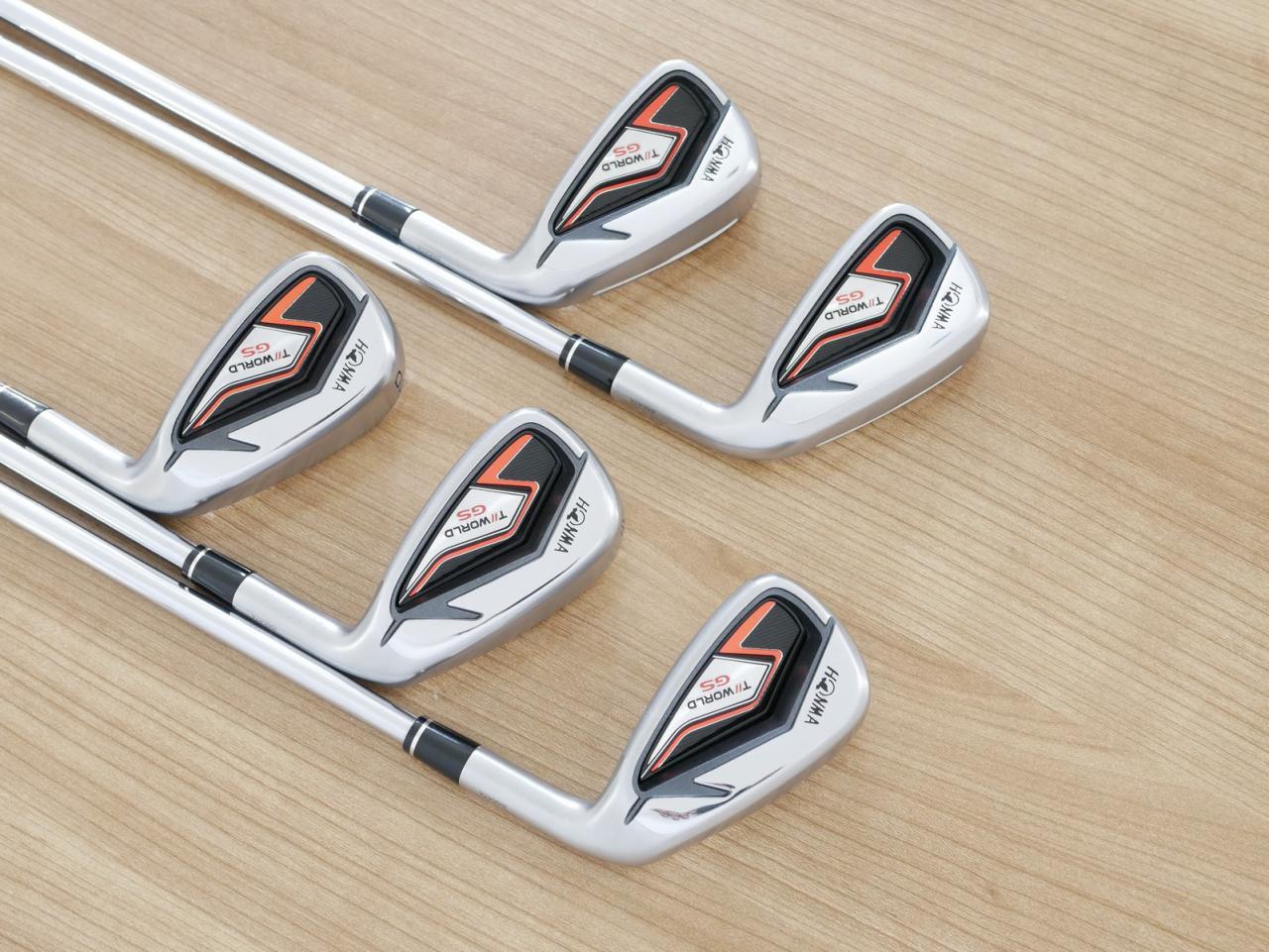 Iron set : Honma : ชุดเหล็ก Honma Tour World GS (ออกปี 2021 ใบใหญ่ ตีง่าย ไกล) มีเหล็ก 6-10 (5 ชิ้น) ก้านเหล็ก NS Pro Zelos Flex S