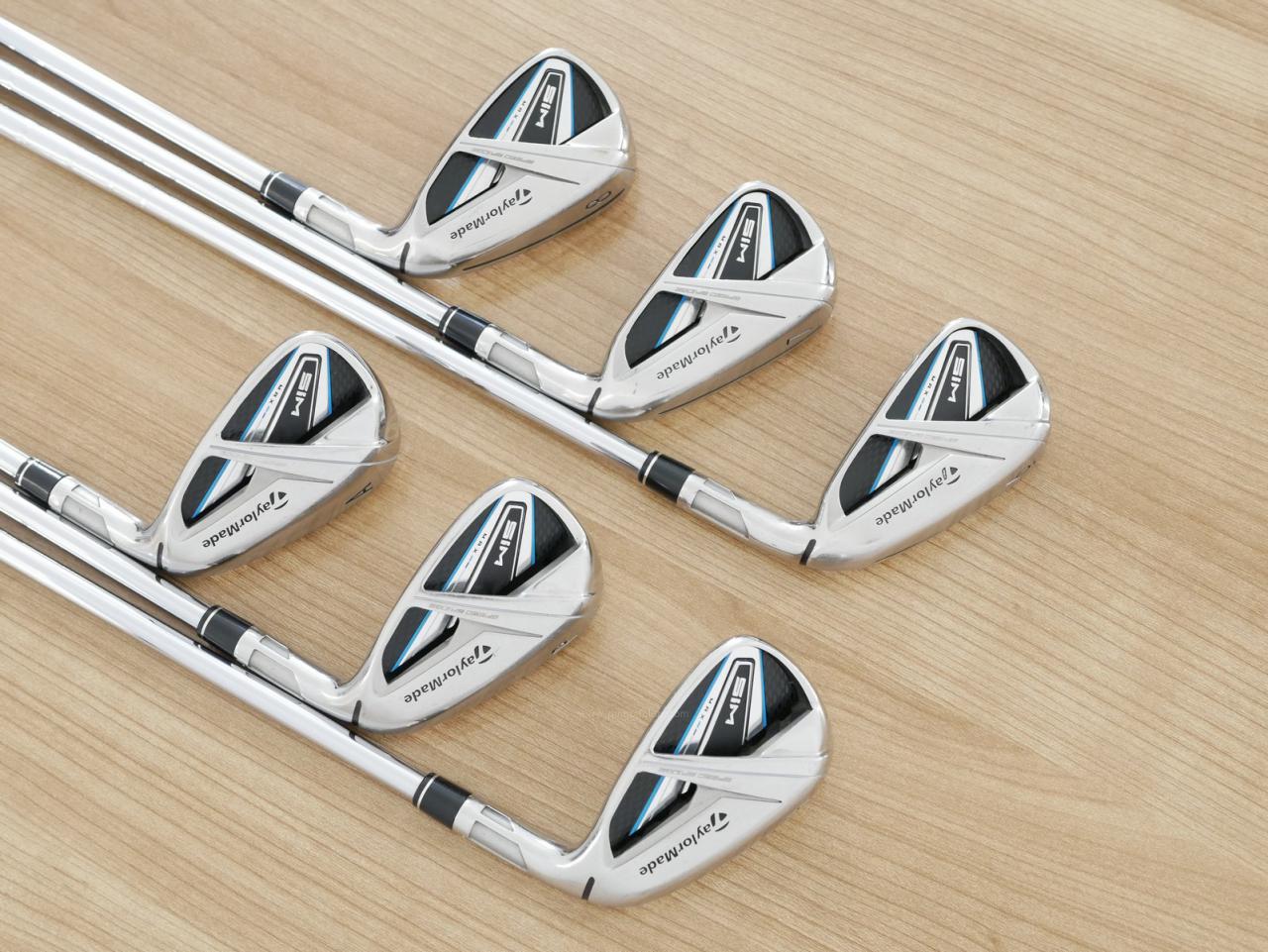Iron set : Taylormade : ชุดเหล็ก Taylormade SIM MAX (ออกปี 2020 Japan Spec.) มีเหล็ก 6-Pw,Aw (6 ชิ้น) ก้านเหล็ก KBS Max 85 Flex S