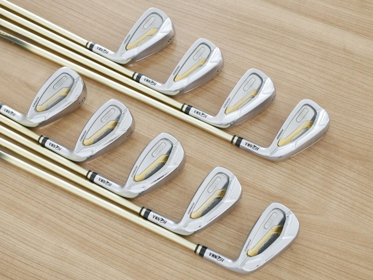 Iron set : Honma : ชุดเหล็ก Honma Beres 2020 Forged (ออกปี 2020) มีเหล็ก 5-11,Aw,Sw (9 ชิ้น เต็มเซ็ต เทียบเท่า 4-Pw,Aw,Sw) ก้าน ARMRQ (47) Flex S (2 ดาว)