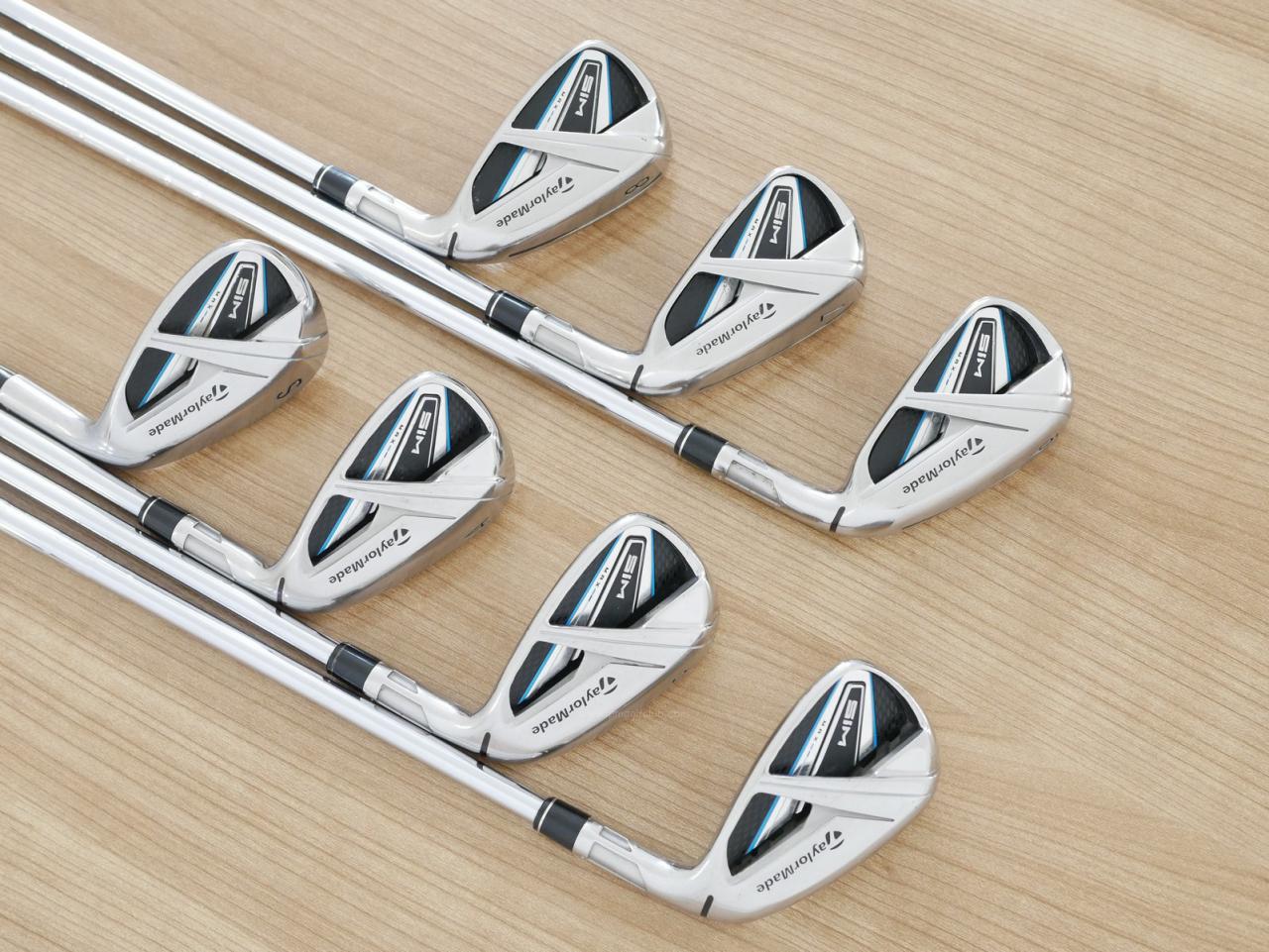Iron set : Taylormade : ชุดเหล็ก Taylormade SIM MAX (ออกปี 2020 Japan Spec.) มีเหล็ก 6-Pw,Aw,Sw (7 ชิ้น) ก้านเหล็ก KBS Max 85 Flex S