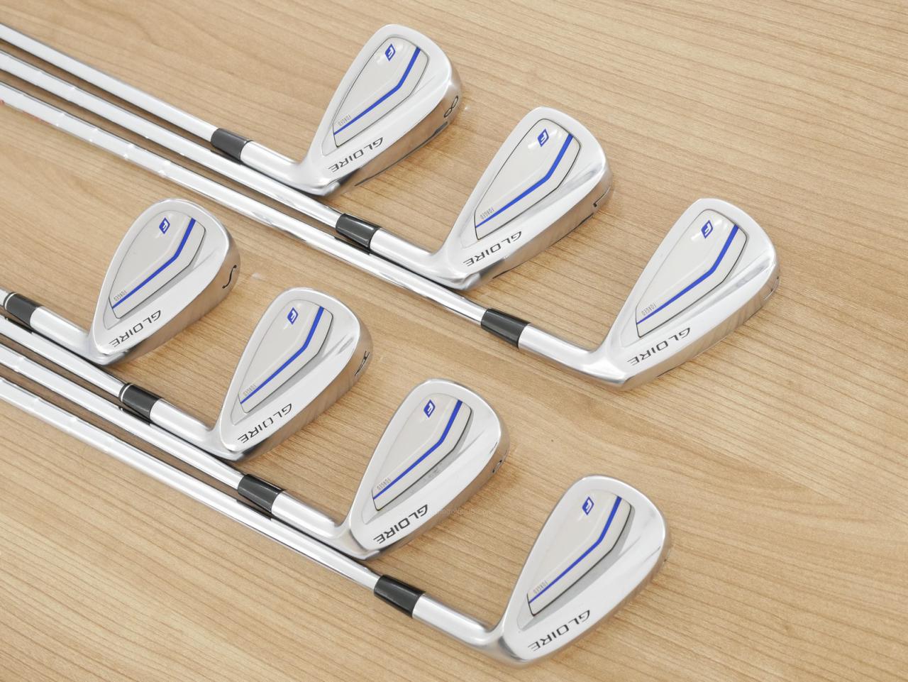 Iron set : Taylormade : ชุดเหล็ก Taylormade Gloire F2 Forged (รุ่นท๊อปสุด Japan Spec. ออกปี 2017) มีเหล็ก 6-Pw,Aw,Sw (7 ชิ้น) ก้านเหล็ก NS Pro Modus 105 Flex S