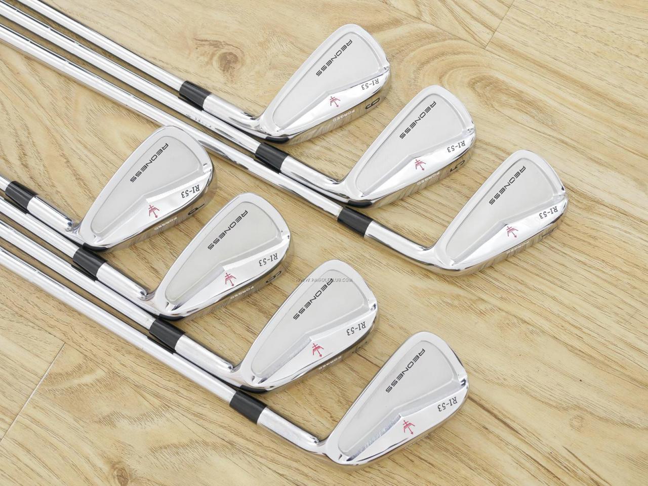 Iron set : Other Brand : ชุดเหล็ก George Spirits REONESS RI-53 Forged (นุ่มมากๆ) มีเหล็ก 4-Pw (7 ชิ้น) ก้านเหล็ก KBS Tour 120 Flex S