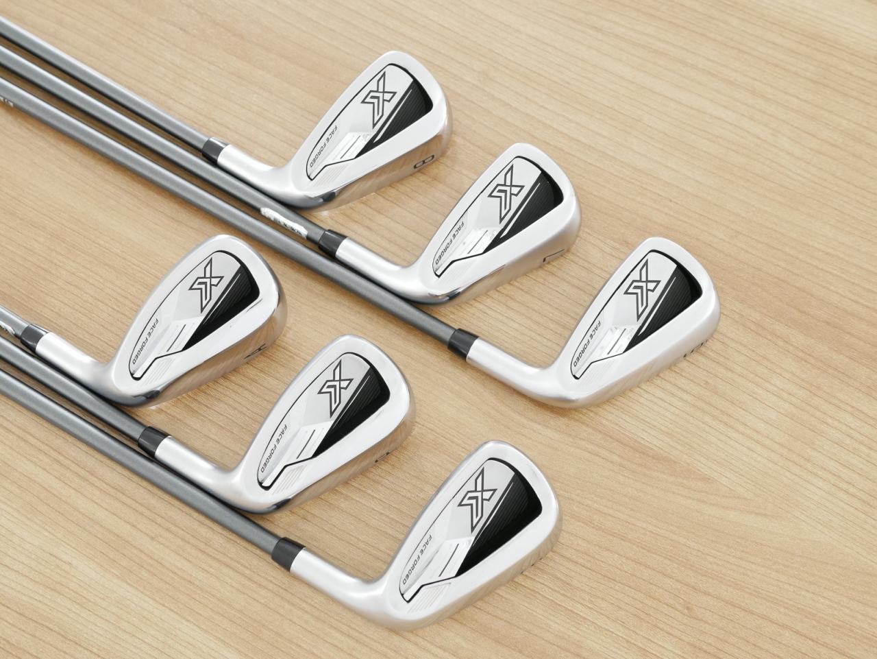 Iron set : XXIO : ชุดเหล็ก XXIO X Face Forged (รุ่นล่าสุด ปี 2024) มีเหล็ก 6-Pw,Aw (6 ชิ้น) ก้านกราไฟต์ Miyazaki AX-III Flex S