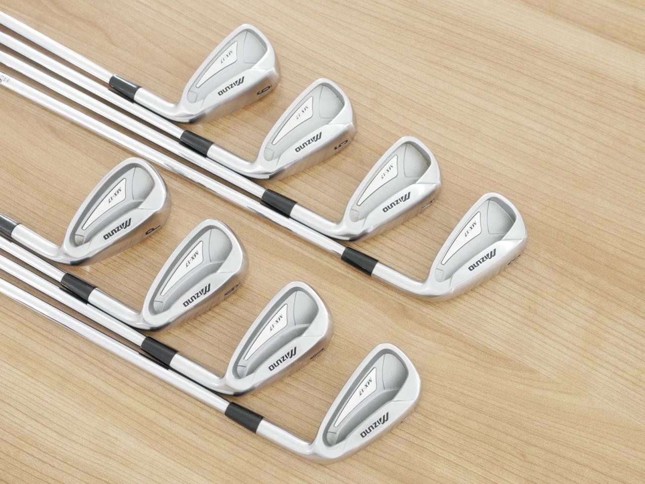 Iron set : Mizuno : ชุดเหล็ก Mizuno MX-17 (ใบใหญ่ ตีง่าย) มีเหล็ก 3-Pw (8 ชิ้น) ก้านเหล็ก Dynalite Gold R300