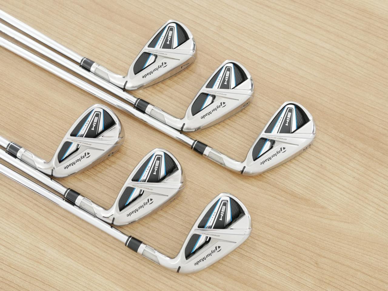 Iron set : Taylormade : ชุดเหล็ก Taylormade SIM MAX (ออกปี 2020 Japan Spec.) มีเหล็ก 5-Pw (6 ชิ้น) ก้านเหล็ก KBS Max 85 Flex R