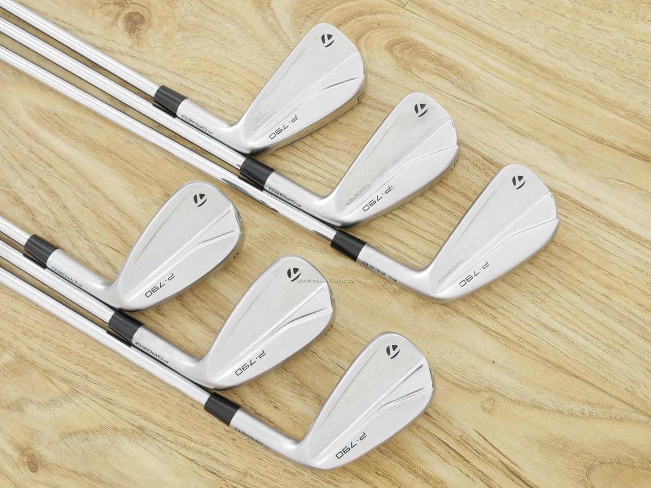 Iron set : Taylormade : ชุดเหล็ก Taylormade P790 (ตัวท้อปสุด ปี 2022 Japan Spec.) มีเหล็ก 5-Pw (6 ชิ้น) ก้านเหล็ก Dynamic Gold 95 S200