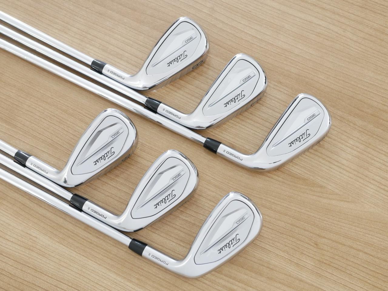 Iron set : Titleist : ชุดเหล็ก Titleist T350 Forged (รุ่นใหม่ล่าสุด ออกปี 2023) มีเหล็ก 6-Pw,48 (6 ชิ้น) ก้านเหล็ก NS Pro 105T Flex S