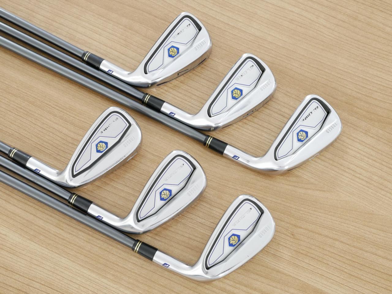 Iron set : Taylormade : ชุดเหล็ก Taylormade Gloire F Forged (รุ่นท๊อปสุด Japan Spec.) มีเหล็ก 5-Pw (6 ชิ้น) ก้านกราไฟต์ Flex R