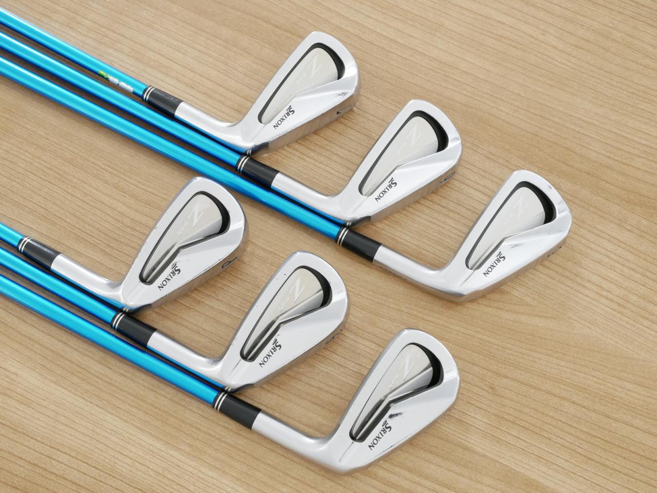 Iron set : Other Brand : ชุดเหล็ก Srixon Z545 Forged มีเหล็ก 5-Pw (6 ชิ้น) ก้านกราไฟต์ Miyazaki Blue 8 Flex S