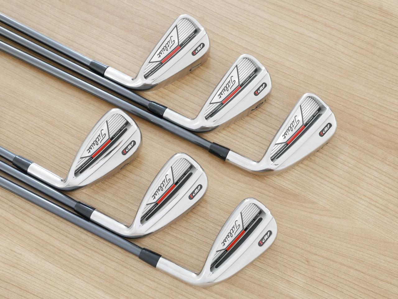 Iron set : Titleist : ชุดเหล็ก Titleist AP1 มีเหล็ก 5-Pw (6 ชิ้น) ก้านกราไฟต์ Aldila VS Proto 75 Flex R
