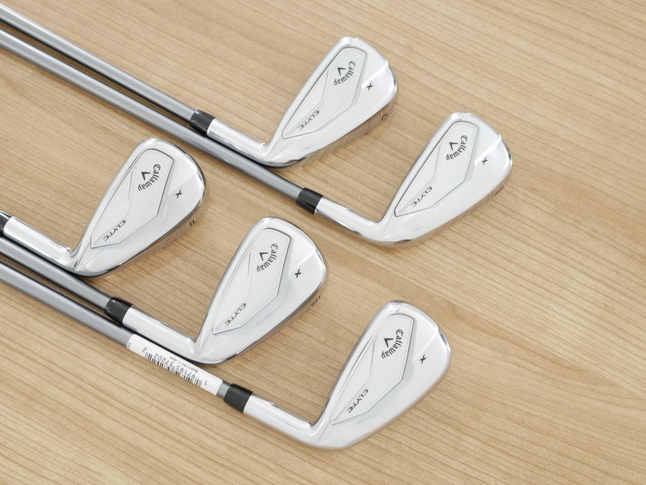 Iron set : Callaway : ชุดเหล็ก Callaway ELYTE X (ออกปี 2025 ตีง่ายมาก ไกล Japan Spec.) มีเหล็ก 6-Pw (5 ชิ้น) ก้านกราไฟต์ Fujikura MC 80 Flex S