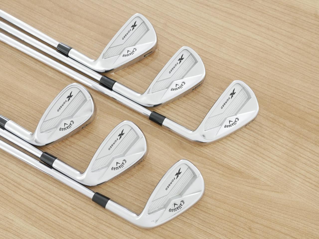 Iron set : Callaway : ชุดเหล็ก Callaway X Forged (ปี 2019) มีเหล็ก 5-Pw (6 ชิ้น) ก้านเหล็ก NS Pro 950 Flex S