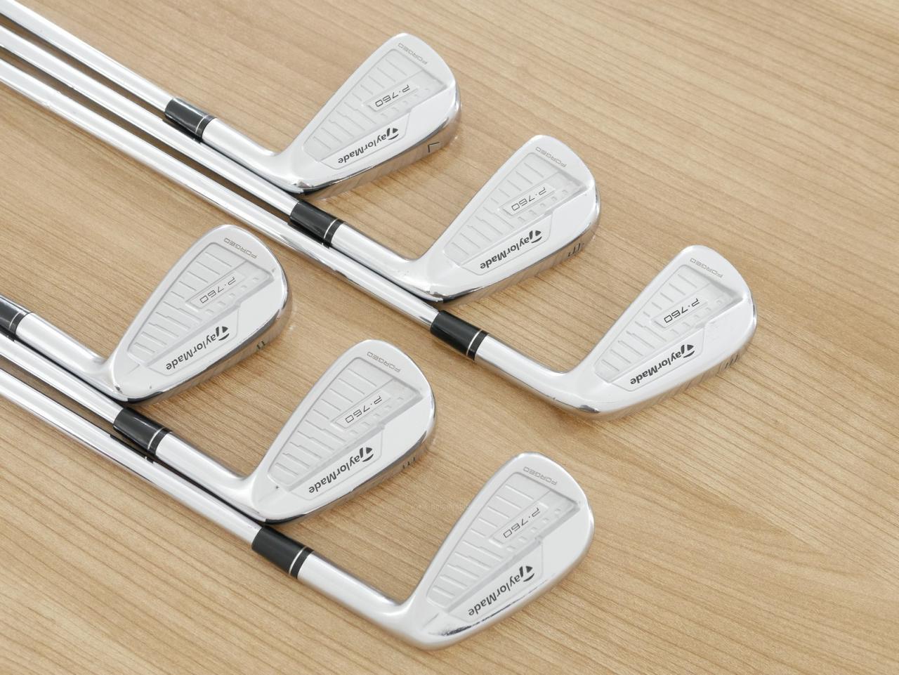Iron set : Taylormade : ชุดเหล็ก Taylormade P760 Forged (ปี 2018 นุ่ม แน่น) มีเหล็ก 5-Pw (6 ชิ้น) ก้านเหล็ก Dynamic Gold S200 