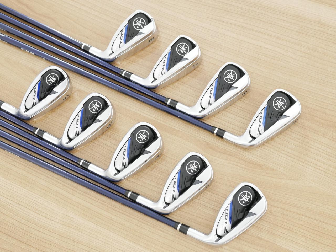 Iron set : Yamaha : ชุดเหล็ก Yamaha Inpres UD+2 (ออกปี 2021 ตีไกลที่สุด ไกลกว่าเหล็กทั่วไป 2 เบอร์ หน้าเด้ง COR 0.822) มีเหล็ก 5-Pw,Aw,As,Sw (9 ชิ้น เต็มเซ็ต) ก้านกราไฟต์ Fujikura Air Speeder M421i Flex R