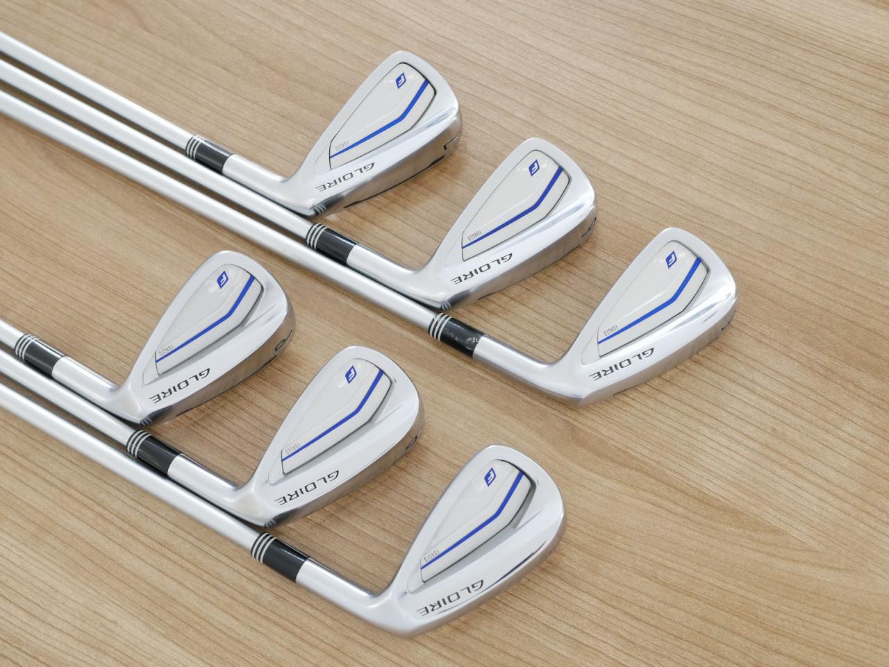 Iron set : Taylormade : ชุดเหล็ก Taylormade Gloire F2 Forged (รุ่นท๊อปสุด Japan Spec. ออกปี 2017) มีเหล็ก 5-Pw (6 ชิ้น) ก้านกราไฟต์ Fujikura MCI 60 Flex S